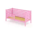 Кровать Solarius Детская сплошное 90x101x170 см Сосна цвет розовый