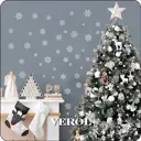 Наклейка Verol Снежинки 71 см х 26 см 41 шт