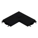 Коннектор Reluce Rl 06102 corner connector bk угловой жесткий для соединения трековых шинопроводов накладной однофазный цвет черный