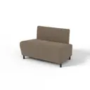 Диван Salon tron Twin divan_twin_04 100x67x64 см велюр цвет коричневый