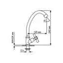 Смеситель для раковины MixLine 522154