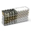 Набор бытовых ниток 40/2 183м 100% п/э, черные/белые уп.50шт 40/2.ЧЕР/БЕЛ