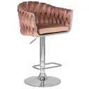 Барный стул Dobrin Marcel 55x110x49 см цвет розовый