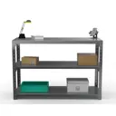 Стол-верстак Metalex Kit 204975 950x1800x500 мм, максимальная нагрузка до 260 кг