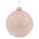Елочный шар 746484 8 см стекло розовый