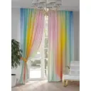 Штора Helga Тенмиранс TD-948236 на шторной ленте 150x250 см, цвет разноцветный