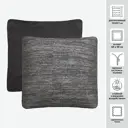 Декоративная наволочка Миртек MISA 2009981194478 45x45 см цвет серый