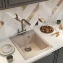Мойка для кухни Mixline NL-TM14 53x53 см глубина чаши 190 см искусственный камень цвет песочный