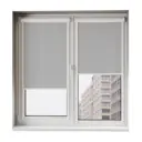 Рулонная штора блэкаут Унистайл RKRBLSVS064160 64x160 см, цвет светло-серый