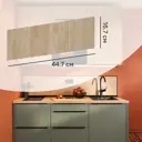 Фасад для кухонного ящика под духовку Сантьяго 44.7x16.7 см Delinia ID ЛДСП цвет коричневый