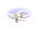Люстра потолочная светодиодная Ambrella light Fa3841 с пультом управления 11.38 м² регулируемый цвет света RGB цвет белый