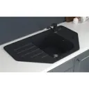 Мойка для кухни Mixline NL-TMS17 (308) 49x79 см глубина чаши 19 см искусственный камень цвет черный