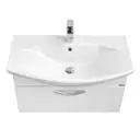 Тумба под раковину подвесная Aquaton 1A141701AA010 76см цвет белый