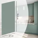 Фальшпанель для кухонного шкафа София грин 37x76.8 см Delinia ID ЛДСП цвет зеленый