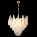 Люстра подвесная Crystal Lux 310_1802 10 ламп 20 м² цвет золото