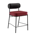 Стул полубарный Stool group Ponpoun Totoro Barstool OTE-SH 460+241 bl.l BOX 52x91 см цвет темно-серый/бордо 2 шт.