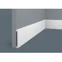 Плинтус Cosca 00-00077368 на стену полистирол белый 80x10х2000 мм