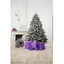 Искусственная елка Crystal trees KP10185S Бермингем заснеженная 185 см
