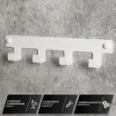 Крючок для ванной Rightside RS013-W цвет белый 4 шт