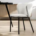 Стул Hesby Hsbi_dc-24121_grey_2 49x72x50 см текстиль цвет серый