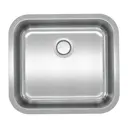 Мойка для кухни Reflexion RX2449SS 45x50 см глубина чаши 17 см нержавеющая сталь aisi 304 цвет полированная сталь