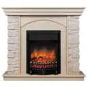 Каминокомплект Realflame Elford с очагом Fobos Lux BL 1600Вт дуб шале белый