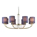 Люстра подвесная Ambrella Light High Ambr_lh71273 8 ламп 32 м² цвет черный/латунь
