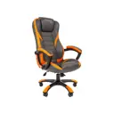 Игровое кресло Тайпит Вентус 70x121x70 см эко кожа цвет оранжевый, черный