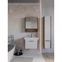 Шкаф подвесной Storys шкаф лео50 зеркальный коричневый 50x80см цвет коричневый