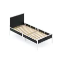 Кровать Solarius Komp80loft-ser-white-orto 85 x 89 x 206 см сосна цвет серый