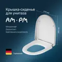 Сиденье для унитаза Am.pm C117852wh_7214 с микролифтом цвет белый