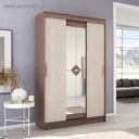 Шкаф-купе Клик мебель 214x140x46.5 см 6 полок ЛДСП цвет ясень