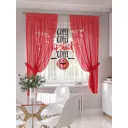 Тюль Helga TD-550102 на шторной ленте 300x180 см цвет разноцветный