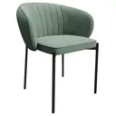 Стул Hesby Hsbi_dc2488_aquamarine 47x75x59 см рогожка цвет бирюзовый