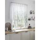 Тюль Helga Базовая коллекция HH534341 на шторной ленте 145x200 см цвет белый, зеленый