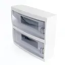 Бокс настенный Stekker Standart EBX50-3/24-20 2x24 модуля пластик