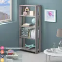Стеллаж с полками Мэрдэс СТЛН-145 65x110x30 см нагрузка до 20 кг ЛДСП цвет нельсон