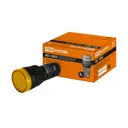Лампа сигнальная Tdm electric AD-16DS LED матрица D16 мм 12 В AC/DC цвет желтый