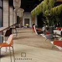 Керамогранит Kerranova Alleya K-2100/SR/200x1200 20x120см цвет бежевый: обычный
