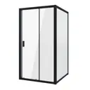 Душевая перегородка Niagara NG-82-12AB-A100B 120x100см черный профиль