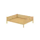 Кровать Solarius tahta120-200net-full 130 x 63 x 210 см сосна цвет без шлифовки и покраски