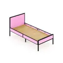 Кровать Solarius kr90loft-roz-black-full 95 x 90 x 206 см сосна цвет розовый, черный