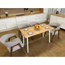 Кухонный стол Diko Loft Delight Dining DL-868313 120х70х75 см цвет дуб золотой
