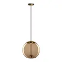 Светильник подвесной светодиодный Loft It Knot Lf_8135-b 0.99 м² теплый белый (желтый) свет цвет золото/янтарный