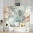 Фотообои флизелиновые Urban Style Перья цветные UST5820, 200x180 см