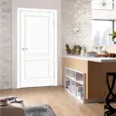 Дверь межкомнатная Velldoris Alto 11 2P глухая 90x200см ПВХ цвет белоснежное дерево без замка и петель