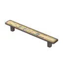 Мебельная ручка-скоба Kerron 128 мм полимер графит JEWEL KA3-128JW42P-GF