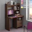 Стол Мэрдэс СКЛ-Прям100+НКЛ-100 Ш-Ч 100x152x60 см лдсп цвет ясень шимо темный