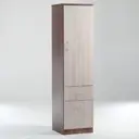 Шкаф распашной полуколонна Клик мебель 40x160x40 см ЛДСП цвет ясень шимо светлый