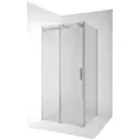 Душевая перегородка Ambassador 19021101HX-80HX 80x200см хромированный профиль